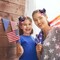 2 Pcs American Flag Hair Bow Clips – Patriotic Stars & Stripes Alligator Hairpins for Baby Girls, Kids & Women, 4th of July & Independence Day Hair Accessories